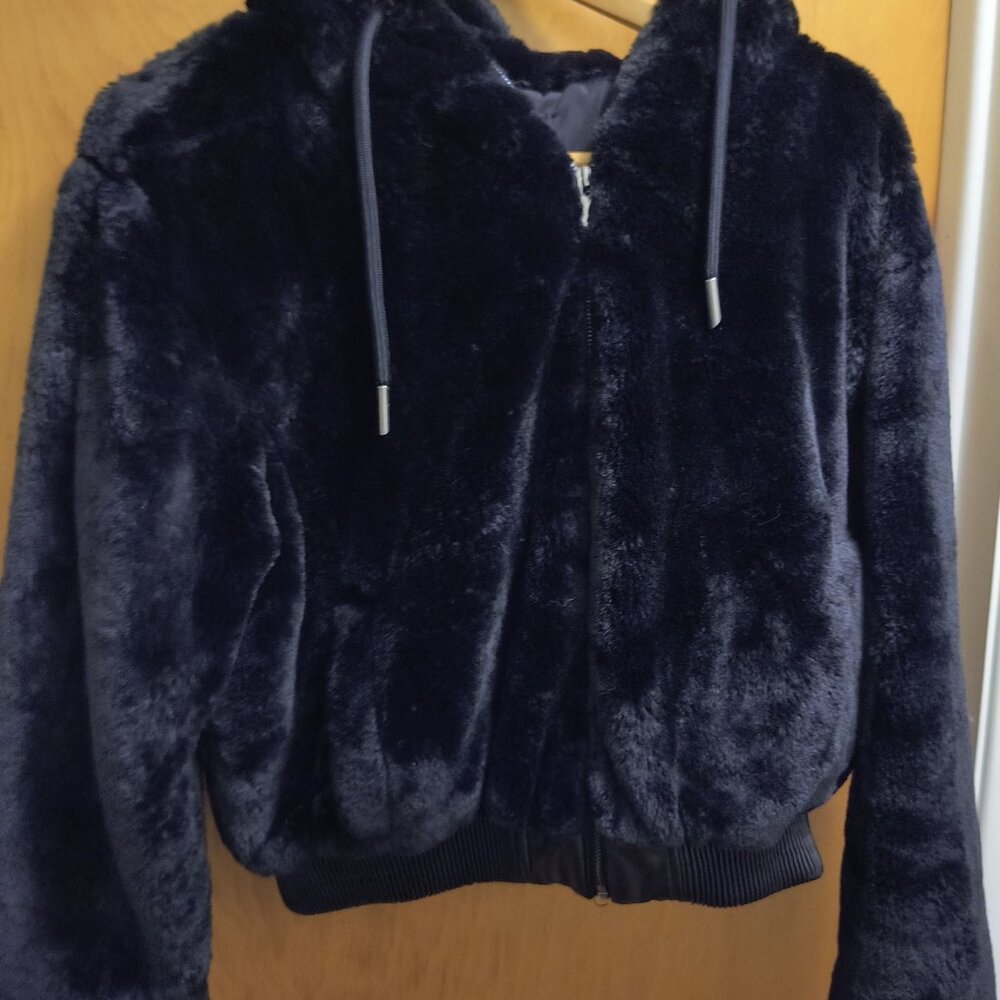Faux Fur Coat by Zara, Size M